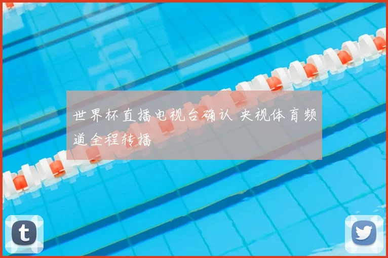 世界杯直播电视台确认 央视体育频道全程转播