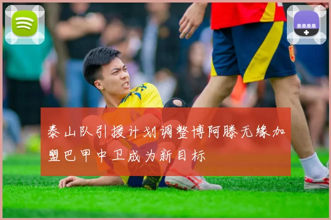 泰山队引援计划调整博阿滕无缘加盟巴甲中卫成为新目标