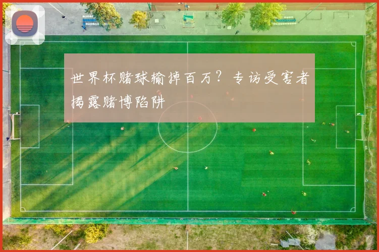 世界杯赌球输掉百万？专访受害者揭露赌博陷阱